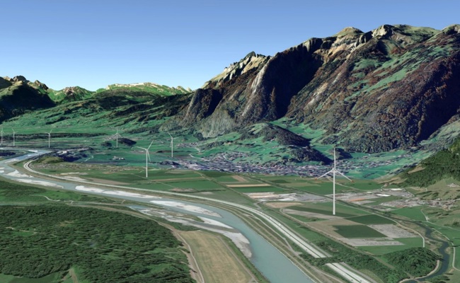 Die Axpo verfolgt ihr Windkraft-Projekt nicht weiter