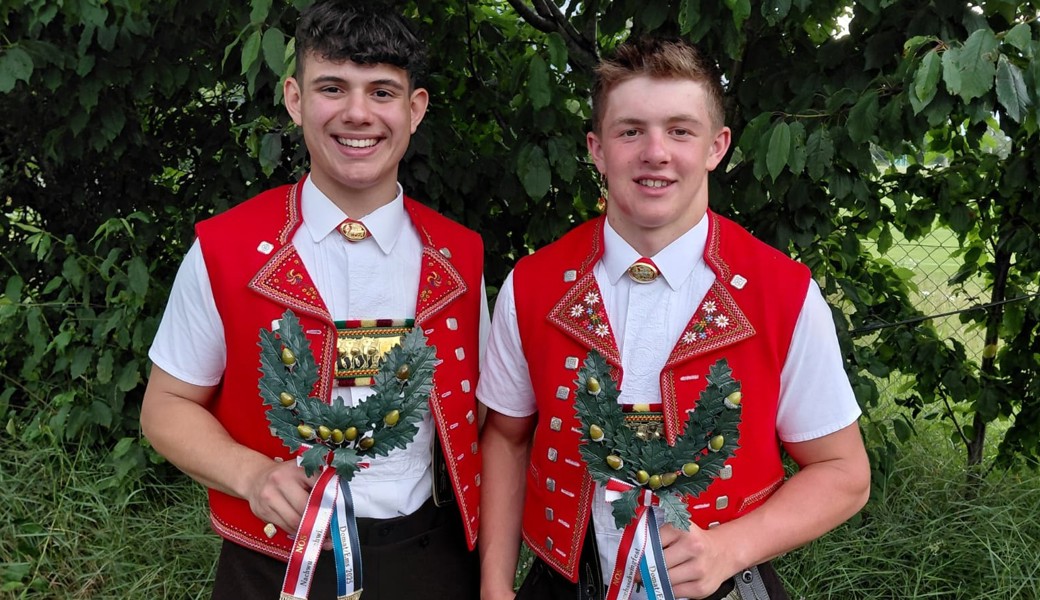 Die beiden Werdenberger Zweiggewinner Stefan Tischhauser (links) und Daniel Gasenzer.