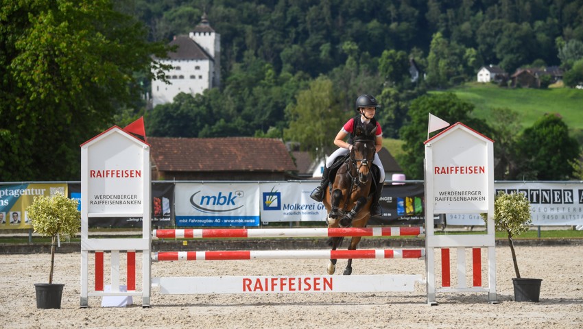 Lia Schadegg kämpfte mit Theo Jackson um vordere Platzierungen mit.