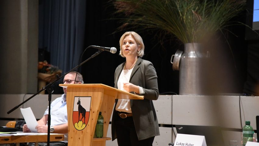  Esther Friedli tritt zur Ersatzwahl an.