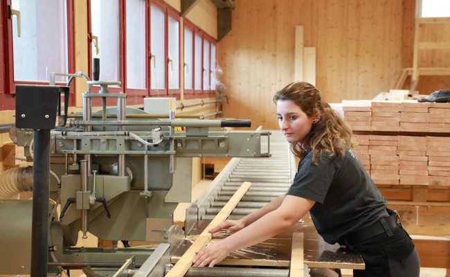 Lara Margiotta ist die Zimmerin on Tour: «Holz riecht einfach gut»