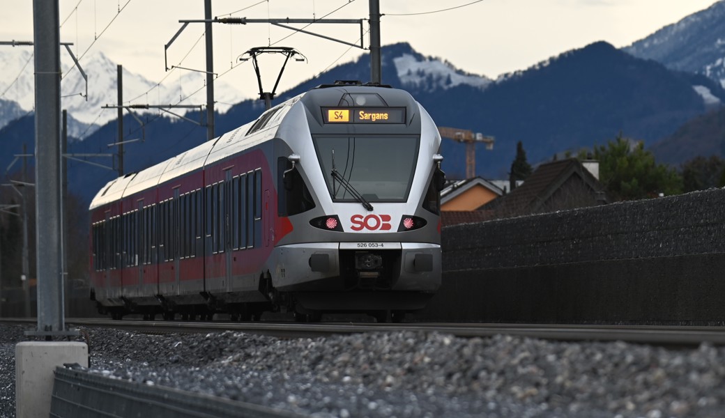 Die S4 (Sargans – St.Gallen – Rapperswil – Sargans) wird ab Ende 2029 auch in Trübbach halten.