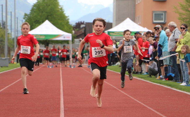 Schnell, schneller, am schnellsten: Ehrgeiziger Nachwuchs am UBS Kids Cup