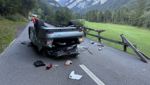 Mit Auto auf dem Dach gelandet: 27-Jähriger tödlich verunglückt