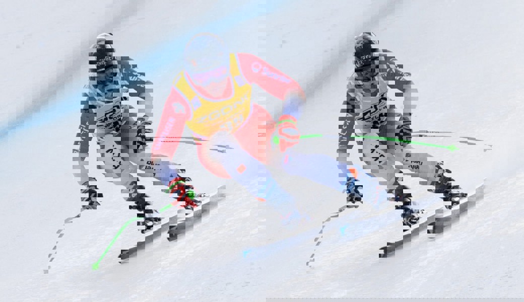  Weiterhin gut in Form: Skirennfahrer Josua Mettler aus Untewasser (hier während seiner Abfahrt in Bormio). 