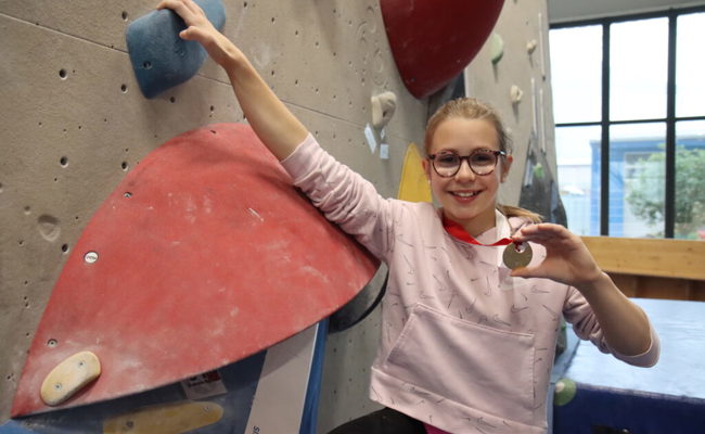 Erfolgreiche Kletter-Saison: Flavia Ghilardi national und international auf dem Podest