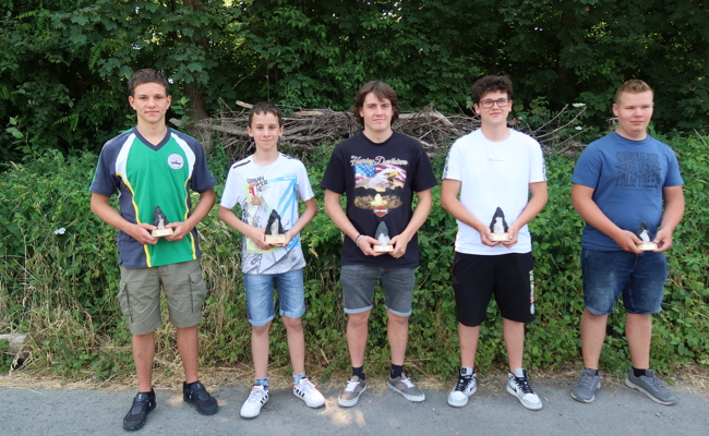 Hellebarden als Wanderpreis für Tell Gams und SG Buchs-Räfis