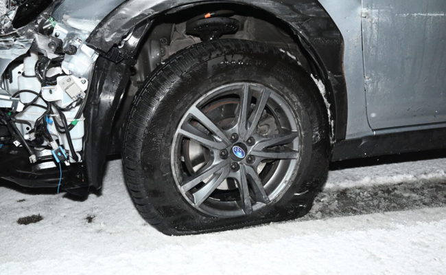 Mehrere Unfälle auf der schneebedeckten Autobahn in Lienz und Rüthi